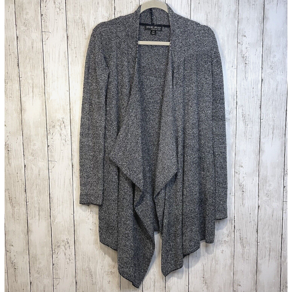Barefoot Dreams Cardigan S/M Gray Cascade Front Bamboo Chic Lite Lounge‎ Street